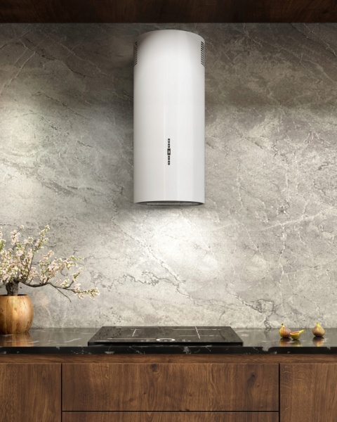 Okap ścienny Maan Malwa W 731 Biały Pilot LED