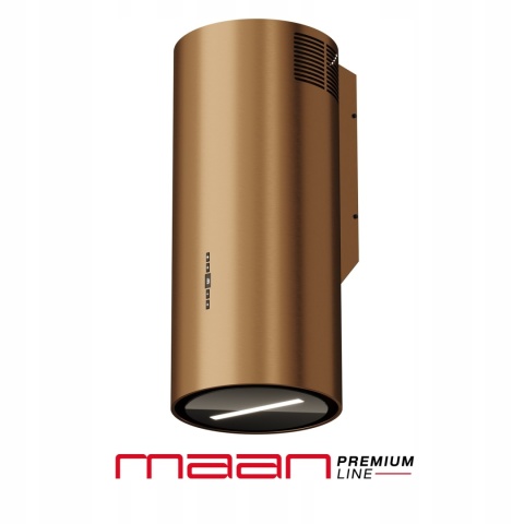 Okap ścienny Maan Malwa W 731 Miedź Połysk LED