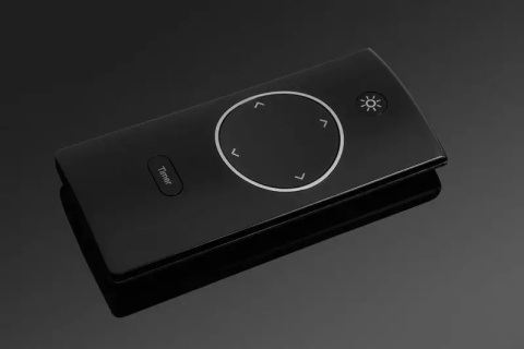 Okap wyspowy Ciarko Design Tubus W Black 160W Oświetlenie LED