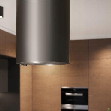 Okap wyspowy MAAN Elba PB 35 czarny TUBA