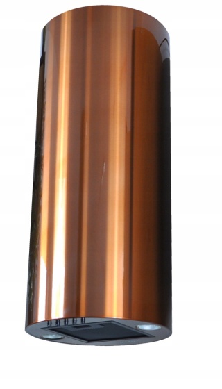 Okap wyspowy Tuba MAAN Elba PB 31 Miedź Połysk LED