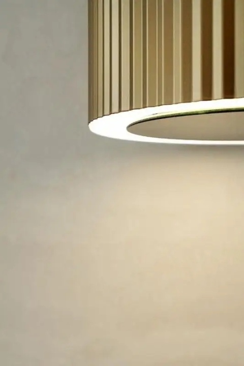 Okap wyspowy tuba złoty CIARKO Design Monogram W sterowany gestem + pilot