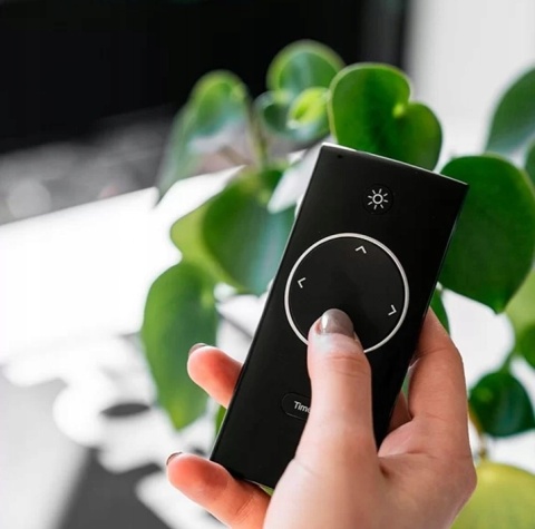 Okap wyspowy tuba złoty CIARKO Design Monogram W sterowany gestem + pilot