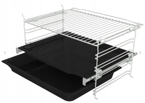 Piekarnik do zabudowy Gorenje BOS6737E13FBG OptiBake, AirFry Prowadnice