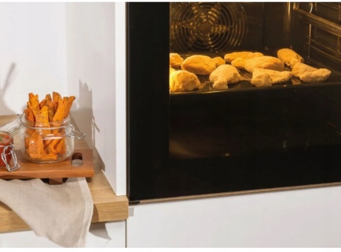 Piekarnik do zabudowy Gorenje BOS6737E13FBG OptiBake, AirFry Prowadnice