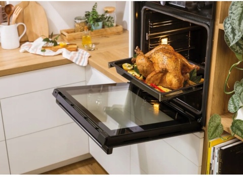 Piekarnik do zabudowy Gorenje BOS6737E13FBG OptiBake, AirFry Prowadnice