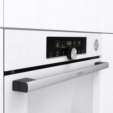 Piekarnik elektryczny Gorenje BPSA6747A08WG Pyroliza Para Biały 300st 77l