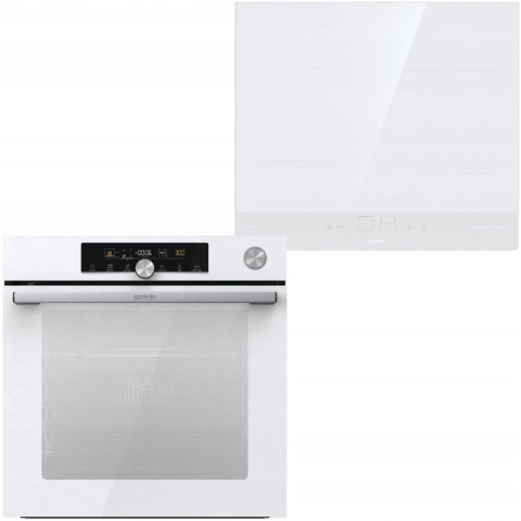 Piekarnik elektryczny Gorenje BPSA6747A08WG Pyroliza Para Biały 300st 77l
