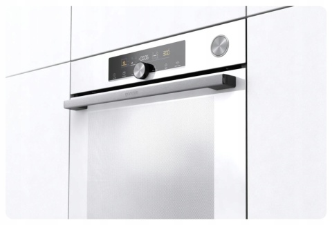 Piekarnik elektryczny Gorenje BPSA6747A08WG Pyroliza Para Biały 300st 77l