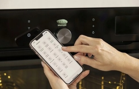 Piekarnik z Generatorem 100% Para Gorenje BFS6148B VisionPlus AirFry Czarny