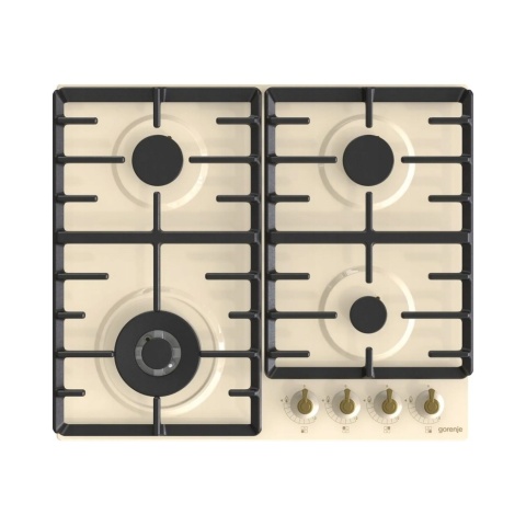 Płyta gazowa Gorenje GW642CLI RETRO 60CM WOK Kość Słoniowa IVORY Żeliwo