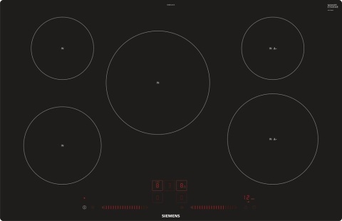 Płyta indukcyjna Siemens EH801LVC1E 7,4 kW 5 PÓL Czarny