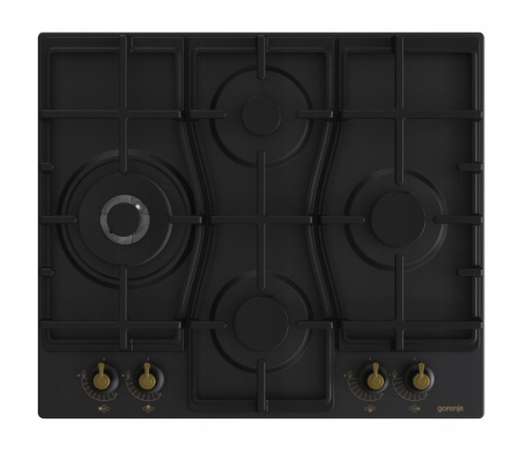 Zestaw GORENJE BOS67372CLB + GW6D42CLB RETRO komplet AGD Czarny matowy