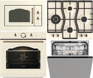 Zestaw GORENJE BOS67372CLI + BM235CLI + GW6D42CLI + GV673B66