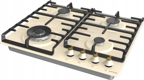 Zestaw GORENJE RETRO do kuchni Beżowy Beż Kremowy BOS67372CLI