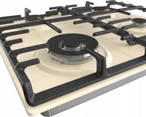 Zestaw GORENJE RETRO do kuchni Beżowy Beż Kremowy BOS67372CLI