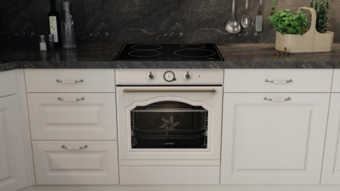 Zestaw RETRO GORENJE Piekarnik BOS67372CLI+Mikrofala BM235CLI+Okap DK63MCLI