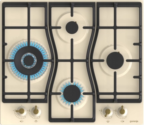 Zestaw RETRO Gorenje Okap DK63MCLI + Płyta gazowa GW6D42CLI