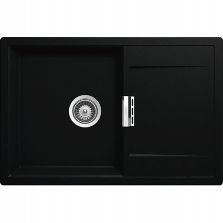 Zlewozmywak granitowy Schock MONO D-100 Puro CRISTADUR czarny