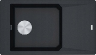 Zlewozmywak jednokomorowy Franke FX FXG 611-86 granit czarny