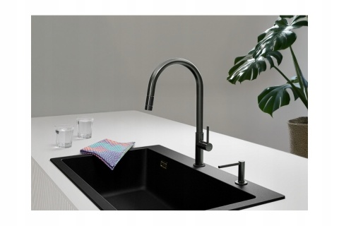 Bateria Schock TALIA 536120 GUB (GunMetal) Wyciągana wylewka bez ciężarka