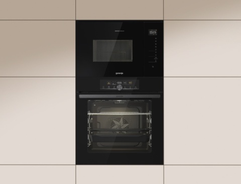 Kuchenka mikrofalowa Gorenje BMI251SG3BG 25l 900W czarna szkło 60cm