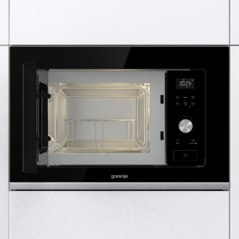 Kuchenka mikrofalowa do zabudowy Gorenje BMX201AG1BG 60cm 800W Czarna