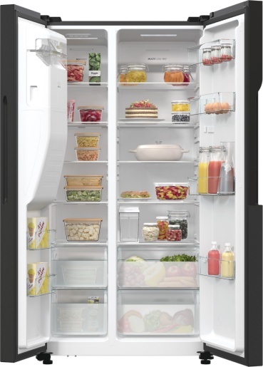 Lodówka Gorenje NRR9185ESBXL SBS Czarna No Frost
