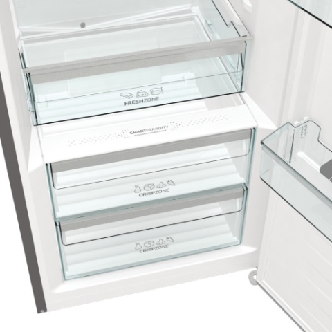 Lodówka Gorenje R619EAXL6 398l LED FreshZone 60cm 185cm Srebrna