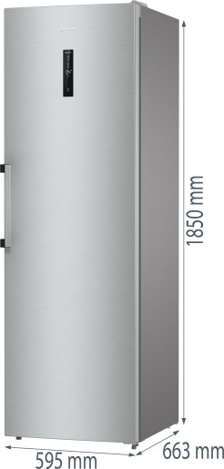 Lodówka Gorenje R619EAXL6 398l LED FreshZone 60cm 185cm Srebrna