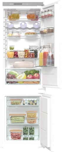 Lodówka do zabudowy Gorenje NRKI418EA0 177,2 cm LED 248l Klasa E AdaptTech No-Frost