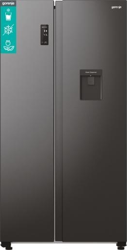 Lodówka side by side Gorenje NRR9185EABXLWD czarna