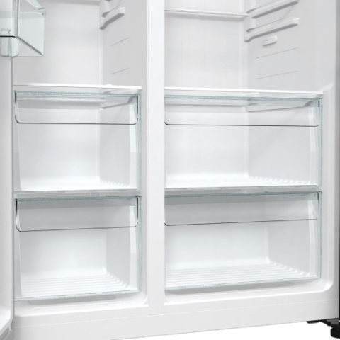 Lodówka side by side Gorenje NRR9185EABXLWD czarna