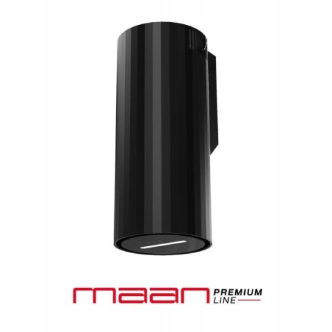 Maan Malwa 3D W835 okap przyścienny Czarny OMALW835REGC.S3.MC.KSB.BLR_EO