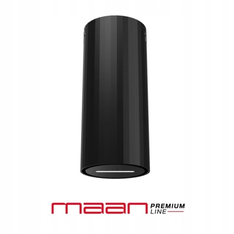 Maan Malwa 3D W835 okap przyścienny Czarny OMALW835REGC.S3.MC.KSB.BLR_EO