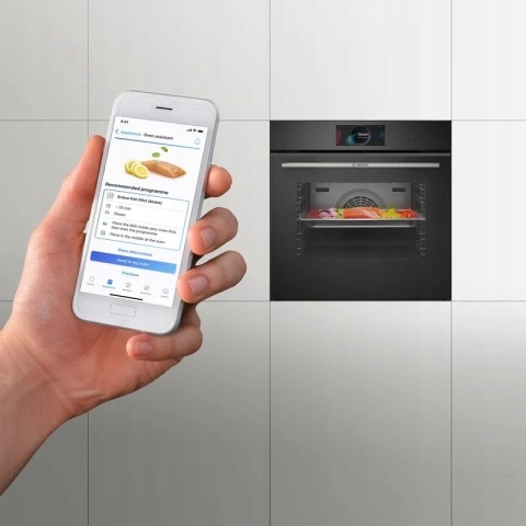 Piekarnik BOSCH HBG7542B1 Serie 8 Termosonda, Funkcja asystenta piekarnika