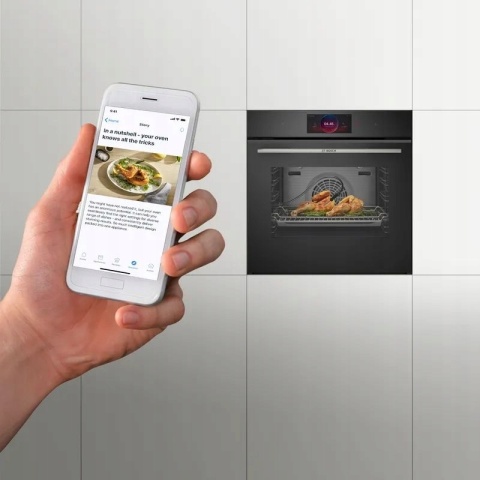 Piekarnik BOSCH HBG7542B1 Serie 8 Termosonda, Funkcja asystenta piekarnika