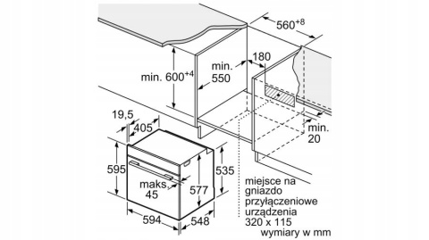 Piekarnik BOSCH HBG7542B1 Serie 8 Termosonda, Funkcja asystenta piekarnika