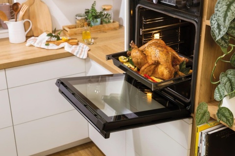 Piekarnik Gorenje BO6737E02X Grill Termoobieg Pizza 77 l Srebrny