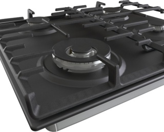Płyta gazowa Gorenje GW642AB Czarna Żeliwny Ruszt 60cm