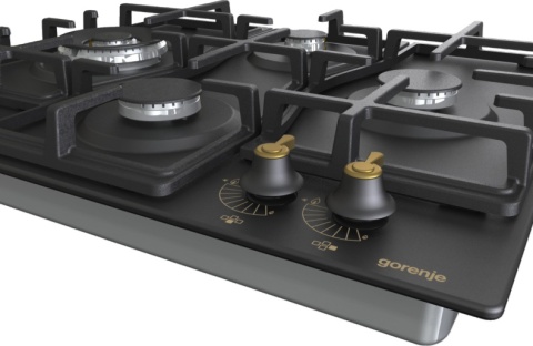 Płyta gazowa Gorenje GW6D42CLB Retro Żeliwny Ruszt 60cm WOK