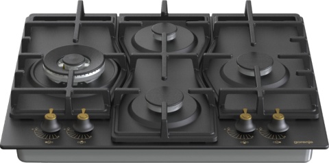 Płyta gazowa Gorenje GW6D42CLB Retro Żeliwny Ruszt 60cm WOK