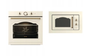 Zestaw Gorenje Retro BOS67372CLI + BM235CLI Kremowy
