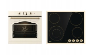 Zestaw Gorenje Retro BOS67372CLI + EC642CLI Kremowy