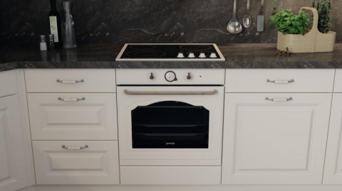 Zestaw Gorenje Retro BOS67372CLI + EC642CLI Kremowy
