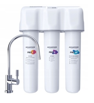 Filtr zmiękczający do twardej wody pod zlew w kuchni AQUAPHOR ECO H PRO