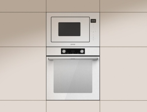 Kuchenka mikrofalowa do zabudowy Gorenje BM251SG2WG 25l 900W Biała Szkło