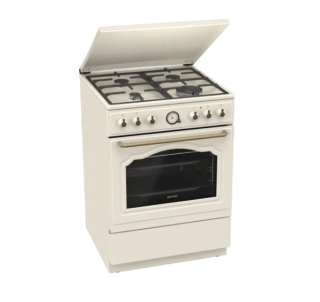 Kuchnia gazowo-elektryczna Gorenje Retro 60cm GKS6C71CLI kremowa