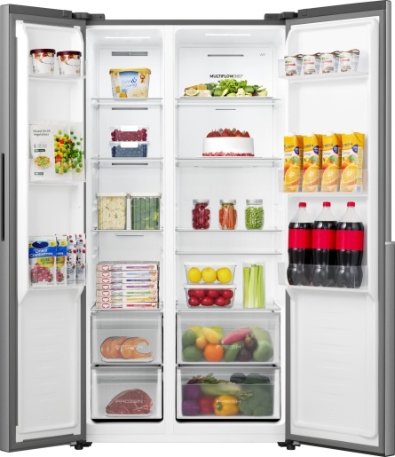 Lodówka SBS Gorenje NRS917E41X 178,6 cm 544l Srebrna