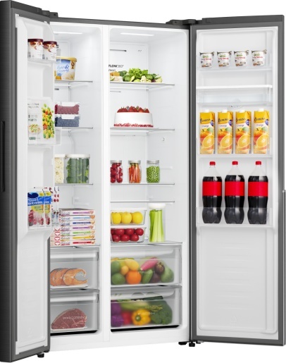 Lodówka SBS Gorenje NRS917E41BXWD 541l NoFrost Plus Czarna